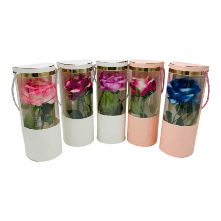 Aranjament deosebit cu Trandafir Artificial, calitate superioara, culori combinate, 27×10cm,   [1]
