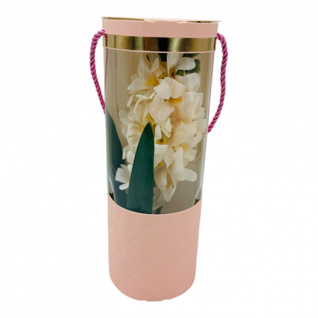 Aranjament deosebit cu Zambila Artificiala, culori combinate, calitate superioara, 27×10cm,   [10]