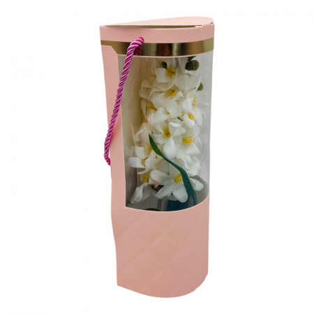 Aranjament deosebit cu Zambila Artificiala, culori combinate, calitate superioara, 27×10cm,   [5]