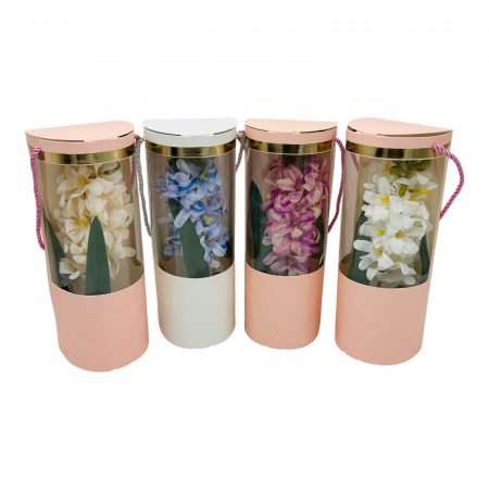 Aranjament deosebit cu Zambila Artificiala, culori combinate, calitate superioara, 27×10cm,   [2]