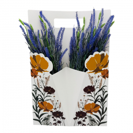 Aranjament floral deosebit cu Lavanda Artificiala, diverse culori, 34×23cm,   [4]