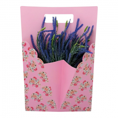 Aranjament floral deosebit cu Lavanda Artificiala, diverse culori, 34×23cm,   [3]