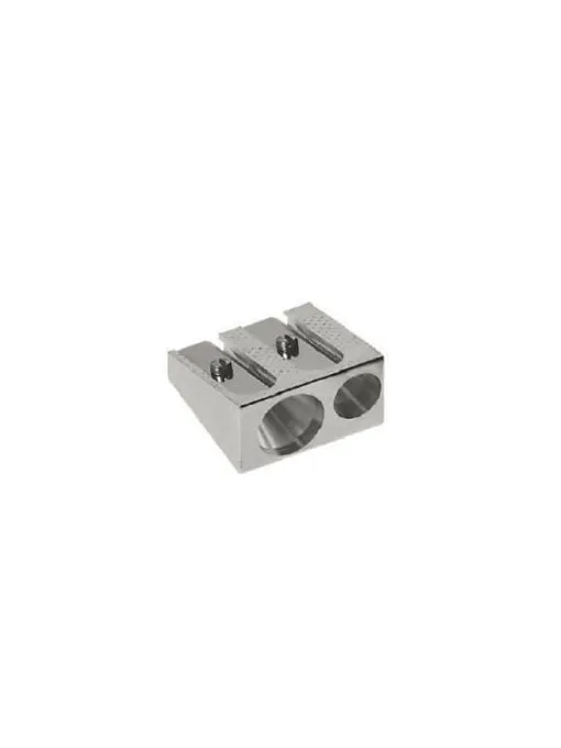 Ascutitoare dubla din metal – durabila si compacta, pentru creioane subtiri si groase,  [1]