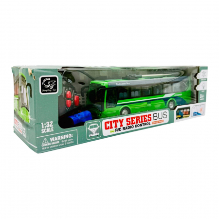 Autobuz cu radiocomanda, City Bus, 32××10×9.5cm, diverse culori,   [1]