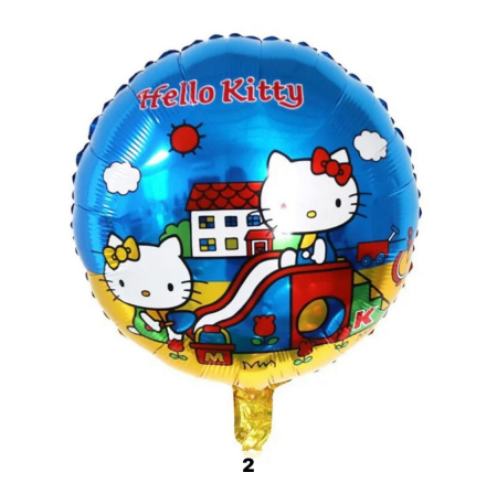 Balon folie metalizata 44.5x50cm cu figurine animate – decor petrecere copii, aniversari si evenimente,  [1]