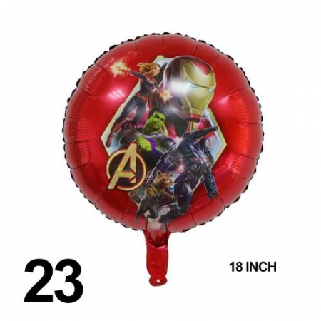 Balon folie metalizata 44.5x50cm cu figurine animate si bat pentru sustinere – decor petrecere copii,  [1]