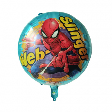 Balon folie metalizata 44.5x50cm cu figurine animate si bat pentru sustinere – decor petrecere copii,  [1]