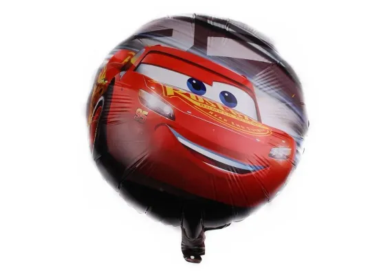 Articole pentru Casa Engros - Balon folie metalizata 44.5x50cm cu figurine animate si bat pentru sustinere – ideal pentru petreceri, 