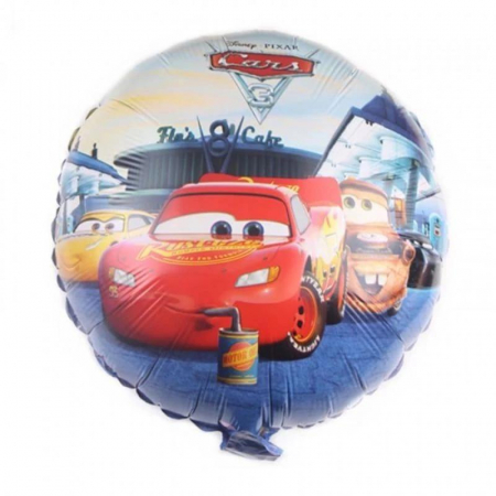 Balon folie metalizata multicolor 44.5x50cm cu bat pentru sustinere – decor vesel pentru petreceri,  [1]