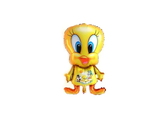 Articole pentru Casa Engros - Balon Folie Metalizata Ratusca Adorabila 71cm – Decor Petrecere Copii, Calitate Superioara, 