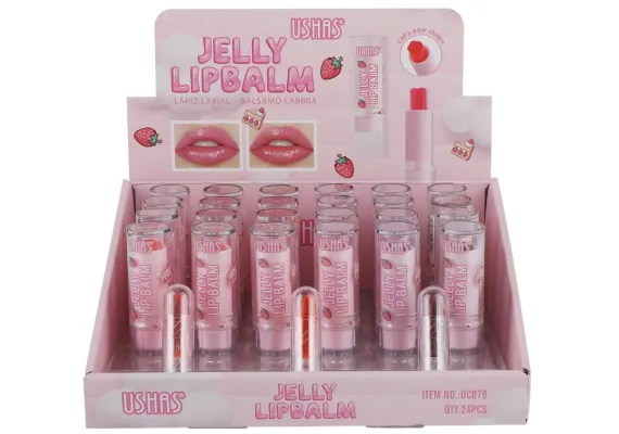 Produse pentru Buze En-gros - Balsam de Buze USHAS Jelly, 3.4g – Hidratare & Strălucire Naturală 