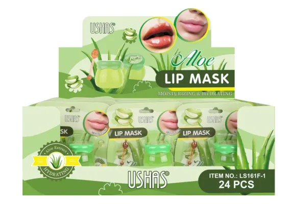 Produse pentru Buze En-gros - Balsam de Buze USHAS Lip Mask Aloe Vera 6g – Hidratare Intensă și Regenerare Naturală 