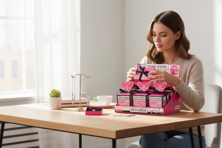 Blind Box 6 Set Bijuterii Pentru Fetite – Coliere Surpriza, 3 Stiluri, Cutie Cadou 15x9 cm [1]