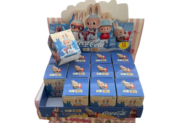 Articole pentru copii Engros - Blindbox cu figurina bubu simpatic, editie de iarna, modele combinate,  