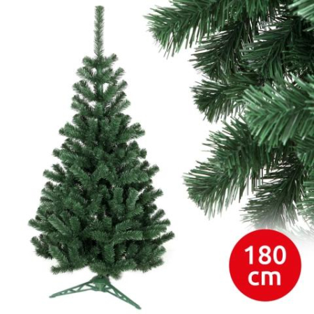 Brad artificial 150 cm cu 200 crengi si suport plastic – In cutie cu tematica de craciun [4]