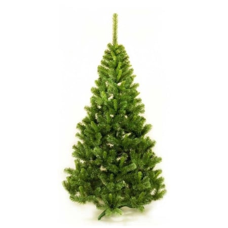 Brad artificial 120 cm cu 100 crengi si suport plastic – In cutie cu tematica de craciun [1]