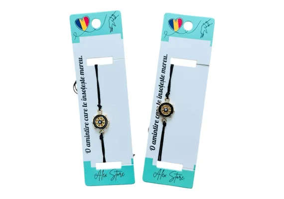 Haine si accesorii Engros - Bratara cu design marin vibrant – spiritul marii in culori si simboluri autentice 