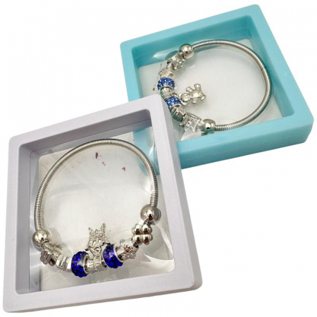 Bratara fashion pentru copii in cutie cadou – model charm colorat, accesorii decorative, peste 3 ani,  [2]