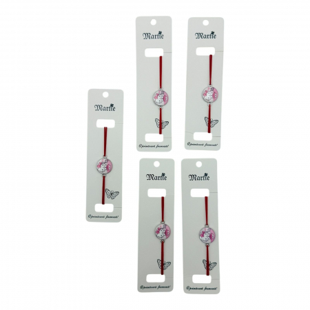 Bratara Martisor cu snur elastic reglabil, simbol cu figurina,   [1]