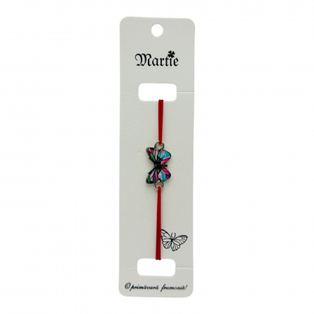 Bratara Martisor cu snur elastic reglabil, simbol cu figurina,   [3]