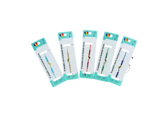 Bacanie Engros - Bratara multicolora cu delfini – accesoriu vesel si simbol al libertatii inspirat de mare, 