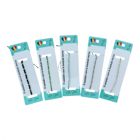 Bratara subtire cu margele fine – model elegant si discret, accesoriu simbolic pentru femei si fete,  [1]