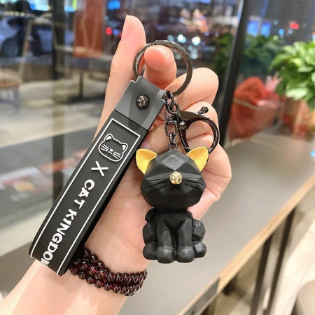 Breloc Accesoriudin Silicon cu Figurina pisicuța adorabila, diverse culori  [1]