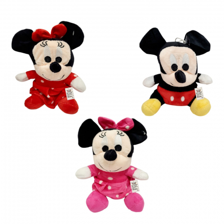 Breloc din plus Soricica/Soricel, amuzant, dragalas, colorat, 14cm,  [1]