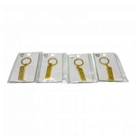 Breloc lingou auriu – Accesoriu elegant si stralucitor pentru chei, stil luxos, calitate superioara,  [3]