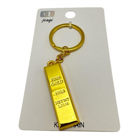 Breloc lingou auriu – Accesoriu elegant si stralucitor pentru chei, stil luxos, calitate superioara,  [2]