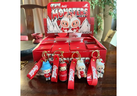 Haine si accesorii Engros - Breloc surpriza Labubu The Monsters Coca Cola editie limitata, 6 modele diferite, 