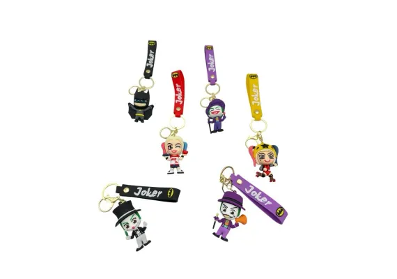 Haine si accesorii Engros - Breloc Tip Figurina Multicolora Din Silicon – Accesoriu Amuzant Pentru Chei Sau Ghiozdan, 