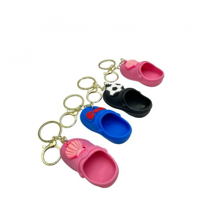 Breloc tip Papuc din Silicon – Accesoriu jucaus si durabil pentru chei si ghiozdan, calitate superioara,  [1]