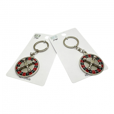 Breloc tip ruleta din inox – Accesoriu compact si util pentru chei, calitate superioara,  [2]