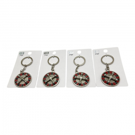Breloc tip ruleta din inox – Accesoriu compact si util pentru chei, calitate superioara,  [4]
