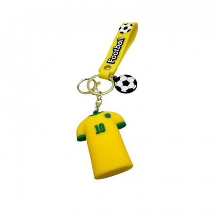 Breloc tip tricou din silicon – accesoriu colorat si durabil pentru chei sau ghiozdan, calitate superioara,  [5]