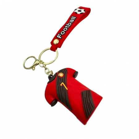 Breloc tip tricou din silicon – accesoriu vesel si durabil pentru chei sau ghiozdan, calitate superioara,  [2]