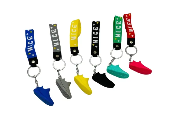 Articole pentru copii Engros - Brelocdin Silicon cu Figurina Incaltaminte Nice, multicolor 