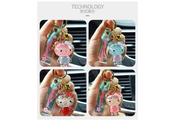 Brelocdin Silicon cu Figurina model pisicuța adorabila, diverse culori  [0]