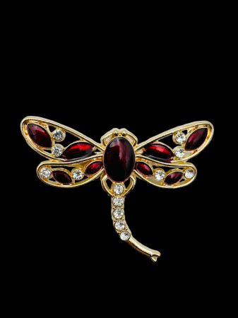 Brosa Martisor, marime mare, Libelula Stilizata, editie 2025, 6×5cm  [2]