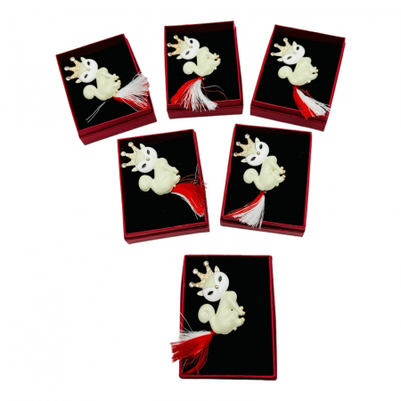 Brosa Martisor Pisicuta Imperiala, marime mare, ambalata in cutie rosie, 8.5×6.5×2.5cm,   [4]