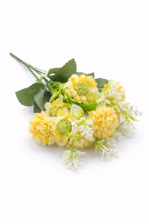 buchet-artificial-25-de-crizanteme-galbene [1]