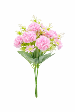 Flori Artificiale - buchet-artificial-25-de-crizanteme-roz=pudrat