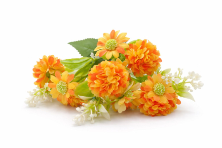 buchet-artificial-25-de-crizanteme-portocalii [2]