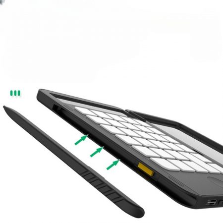 Calculator de Mana Reincarcabil cu Tabla de Scris, , Calculator Portabil, Ecran LCD, Afisaj cu 12 Cifre, Ecran de 15 cm, Culoare Negru [2]
