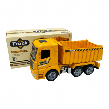 Camion Basculant de Jucarie cu Lumini, 25x10x12.4 cm - Distractie si Joaca Creativa  [1]