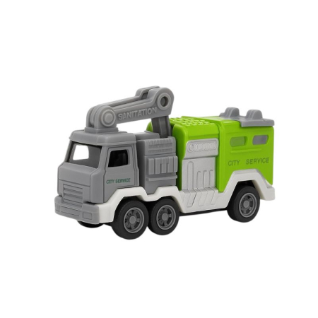 Camion Salubritate Jucarie Sanitation Truck – Functie Demontare Surubelnita Copii 3+ [1]