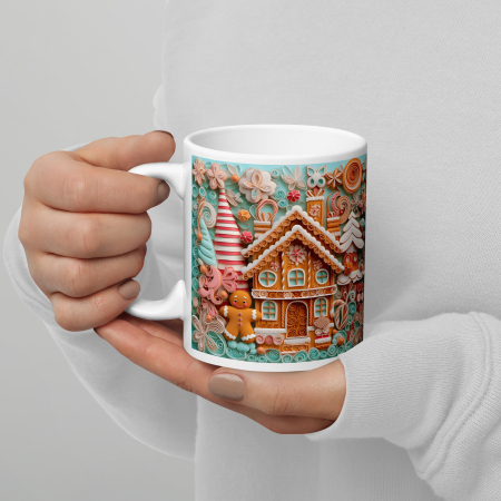 Cana Craciun 11 oz / 330 ml – ceramica – model festiv [3]