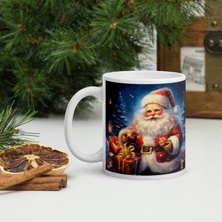 Cani tematice Craciun Engros - Cana Craciun 11 oz / 330 ml – ceramica – model festiv