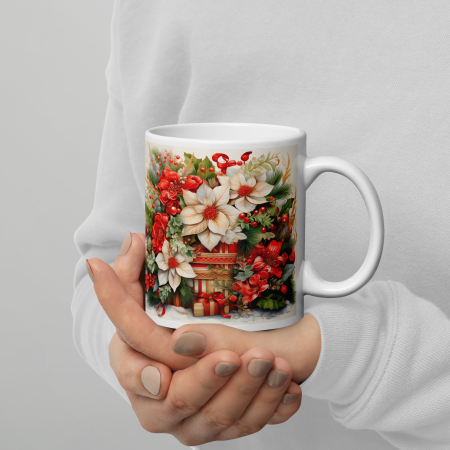 Cana Craciun 11 oz / 330 ml – ceramica – model festiv [4]